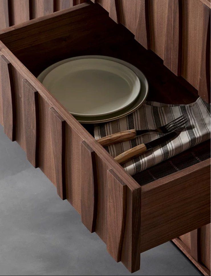 PAOLO Rustic Walnut Sideboard