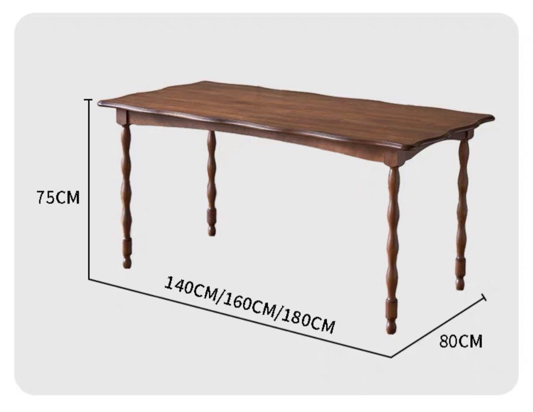 RALTY Modern French Dining Table