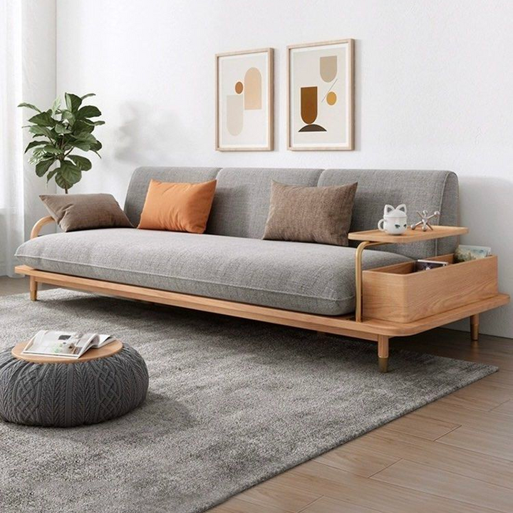 SAVIONI Japandi Fabric Sofa