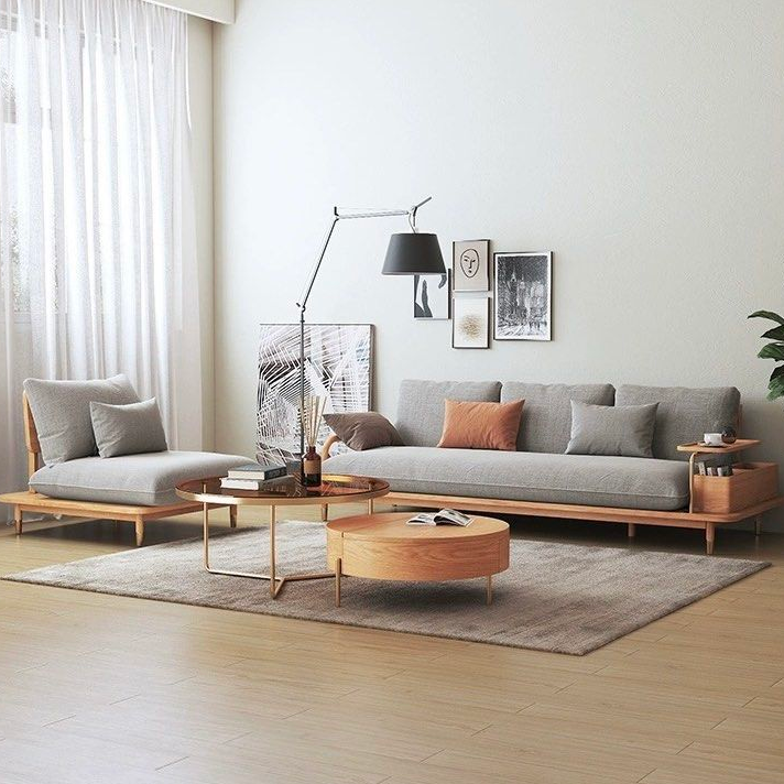 SAVIONI Japandi Fabric Sofa