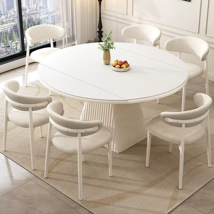 JAXON Japandi Round Sintered Stone Dining Table
