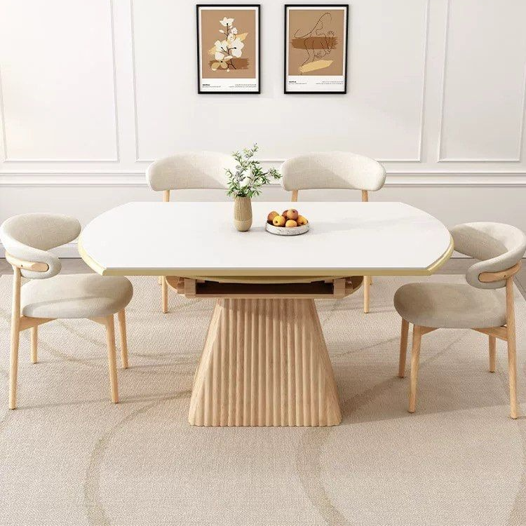 JAXON Japandi Round Sintered Stone Dining Table