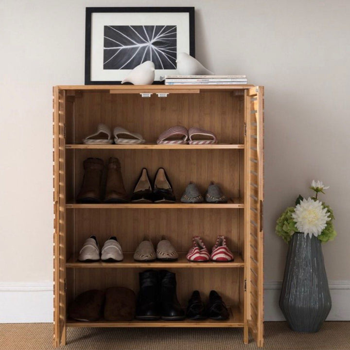 RANEZO Scandinavian Shoe Cabinet