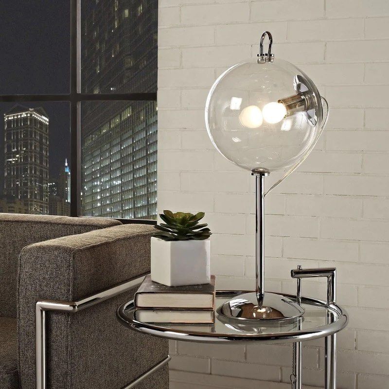 REEVES Transparent Glass Lamp