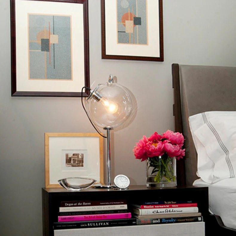 REEVES Transparent Glass Lamp