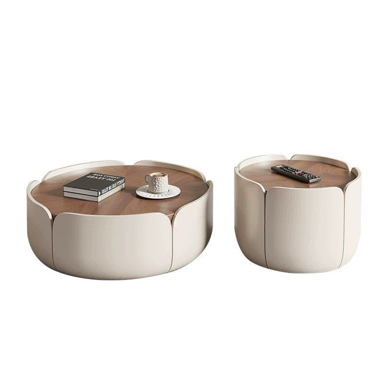 REFELIO Modern Herringbone Coffee Table