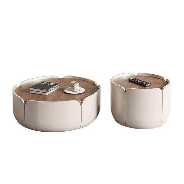 REFELIO Modern Herringbone Coffee Table