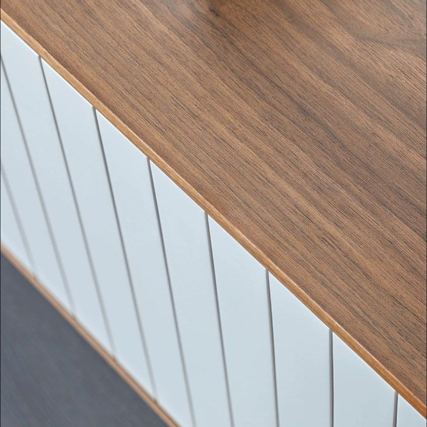 VERLAINE Rustic Walnut TV Console