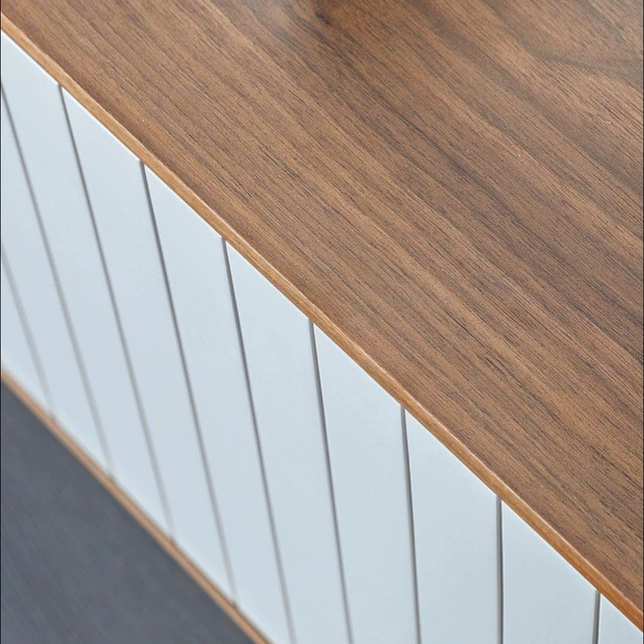 VERLAINE Rustic Walnut TV Console