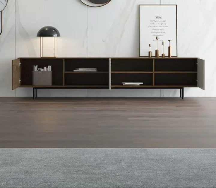 VERLAINE Rustic Walnut TV Console