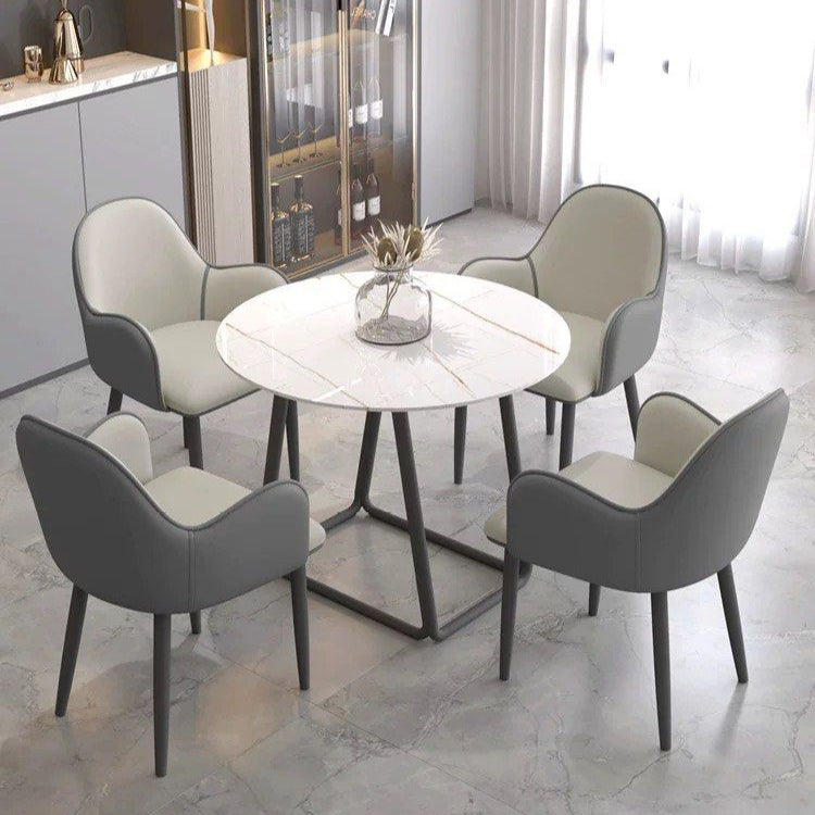 EZRA Modern Leather Dining Chair