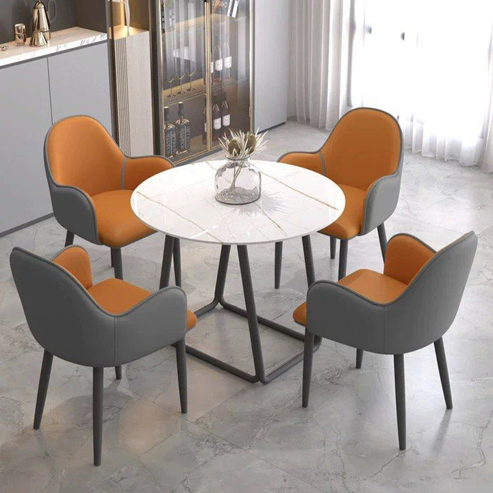 EZRA Modern Leather Dining Chair