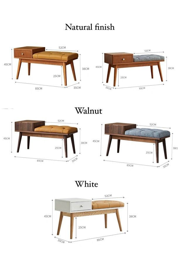 EDWINA Modern Bench