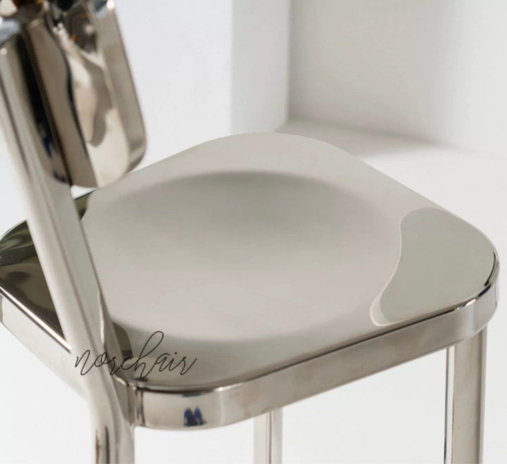 JAMES Modern Steel Bar Stool