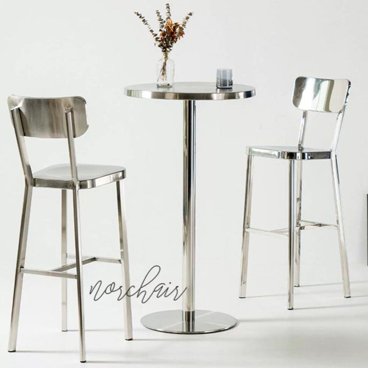 JAMES Modern Steel Bar Stool