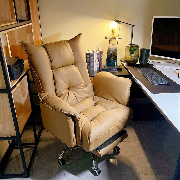 REINHARD Modern Ergonomic Leather Study Chair
