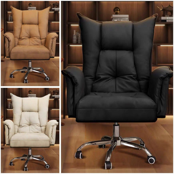 REINHARD Modern Ergonomic Leather Study Chair