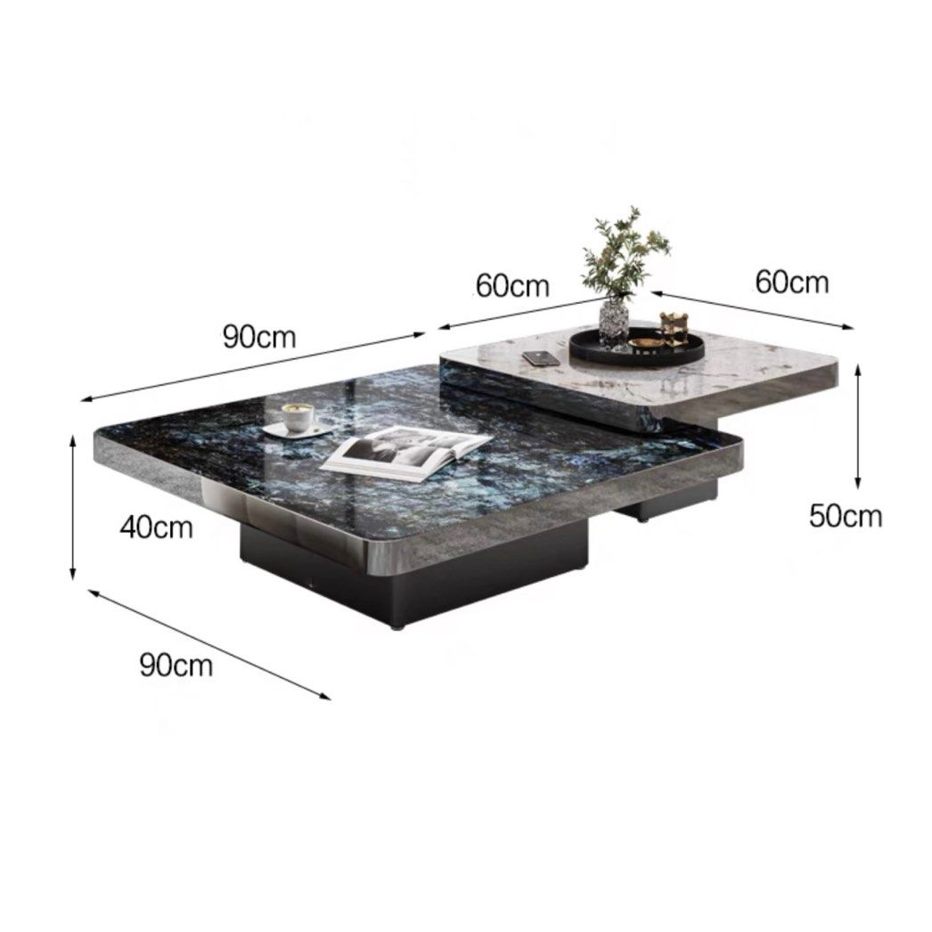 MARQUEZ Modern Sintered Stone Coffee Table