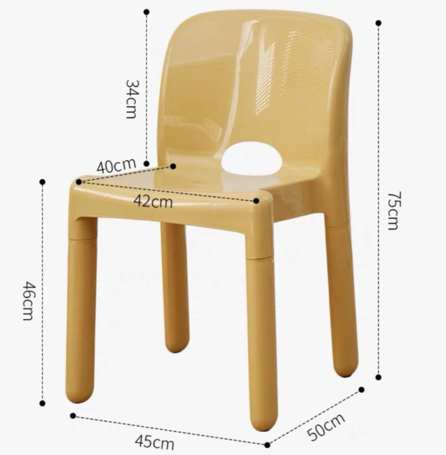 KHAN Modern Stackable Dining Chair