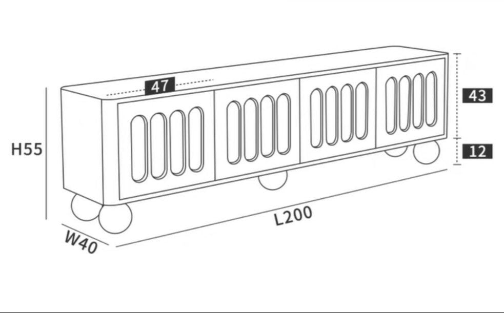 AKIRA Japandi TV Console