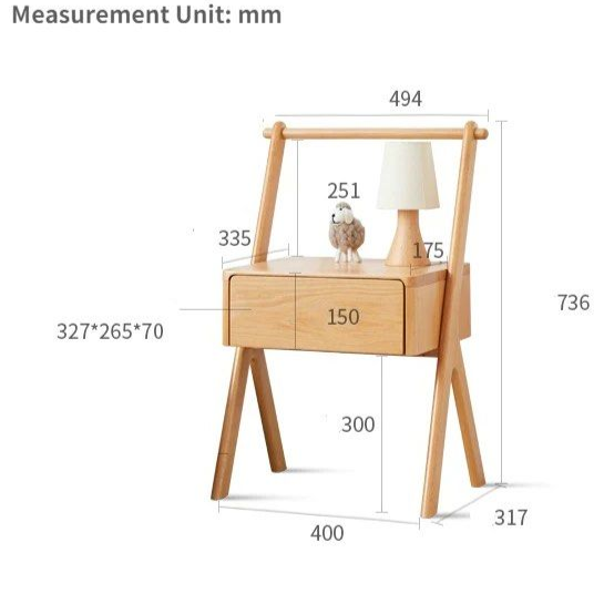 DUROV Drawer Nightstand
