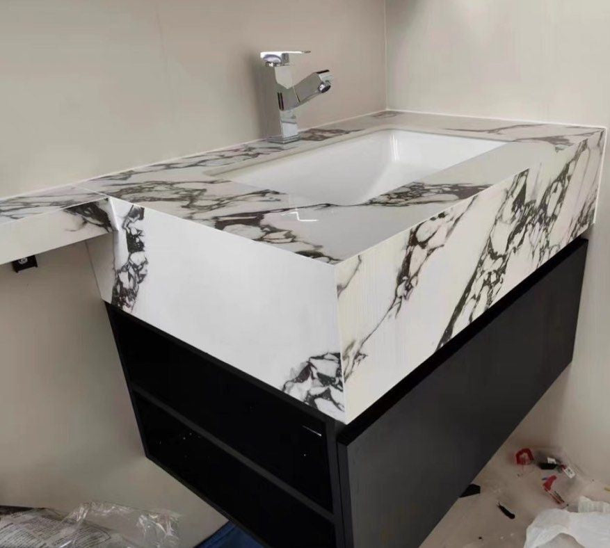 RONSON Modern Marble Bathroom Vanity Set