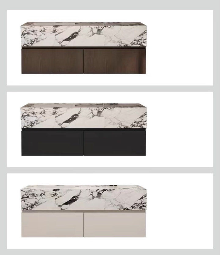 RONSON Modern Marble Bathroom Vanity Set