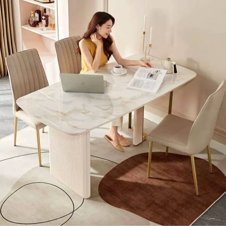 ILHAM Modern Sintered Stone Dining Table