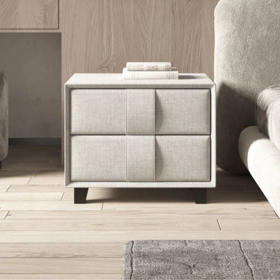 ROZA Modern Tufty Bedside Table