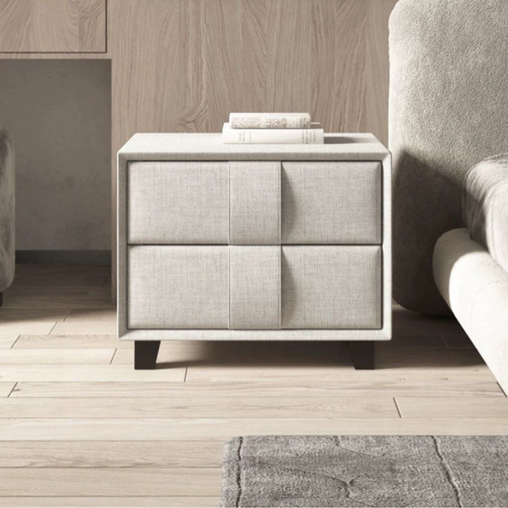 ROZA Modern Tufty Bedside Table