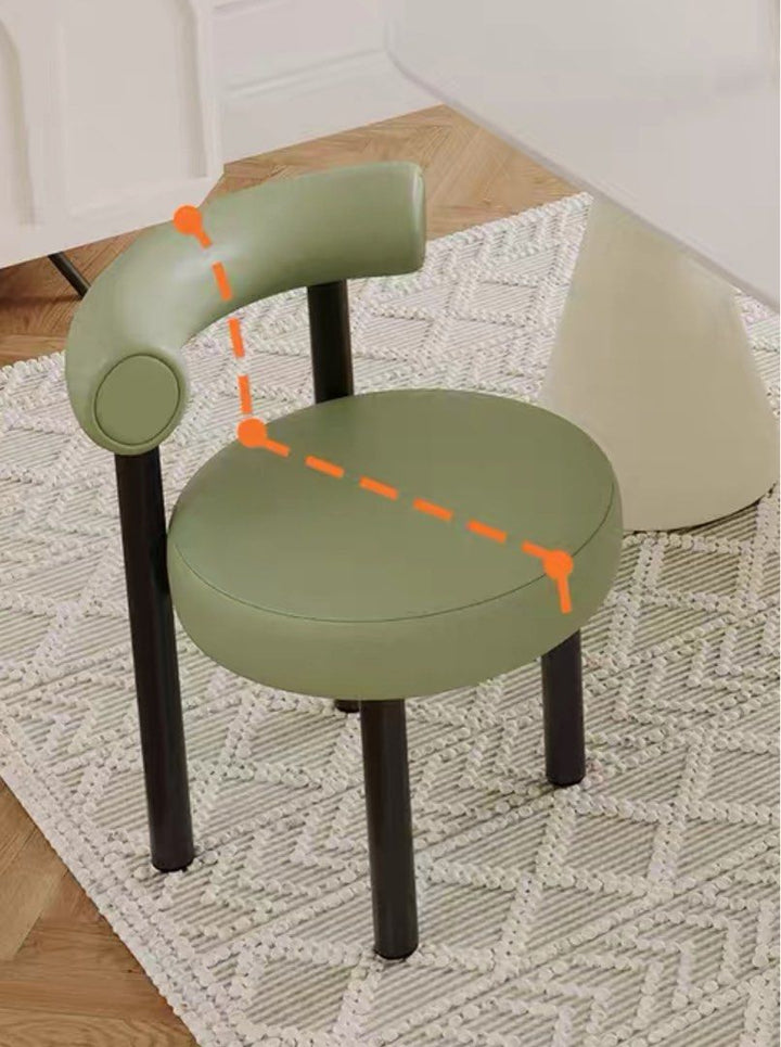 DODD Modern Leather Dining Chair (Cat-Friendly)