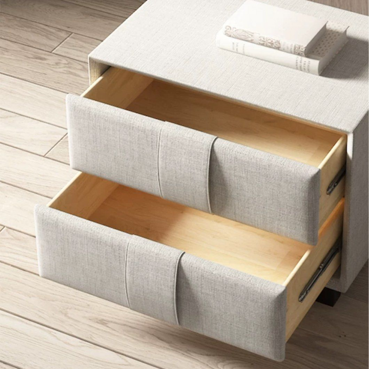 ROZA Modern Tufty Bedside Table