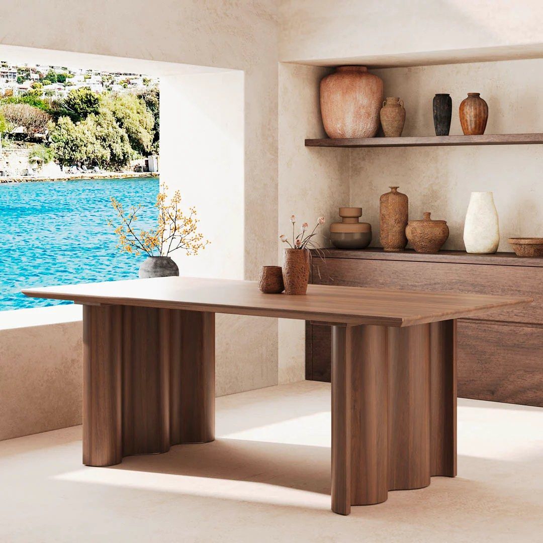 RUO Modern Solid Wood Dining Table