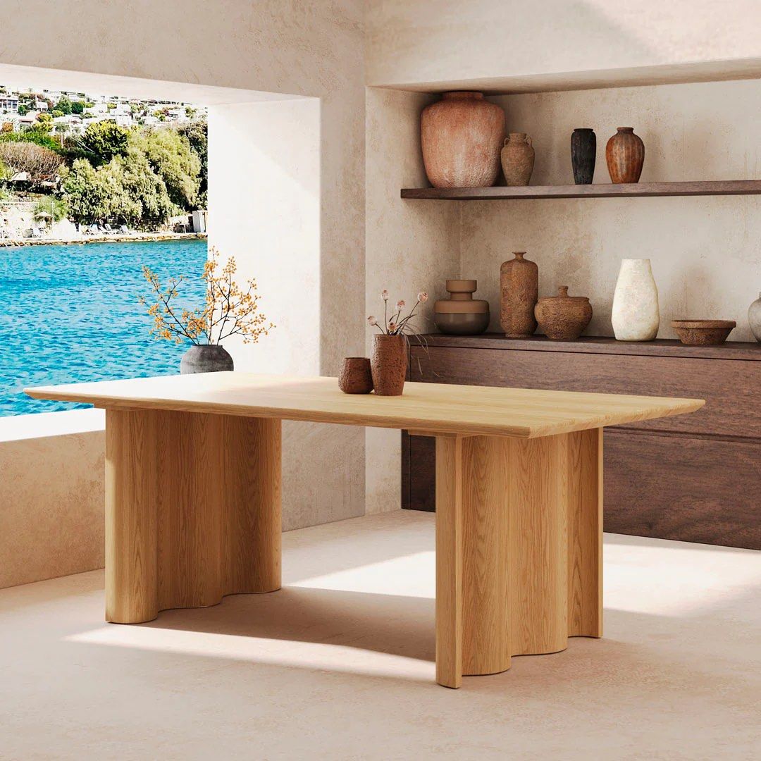 RUO Modern Solid Wood Dining Table