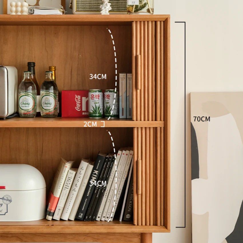 RUTO Wood Bookcase & Cabinet