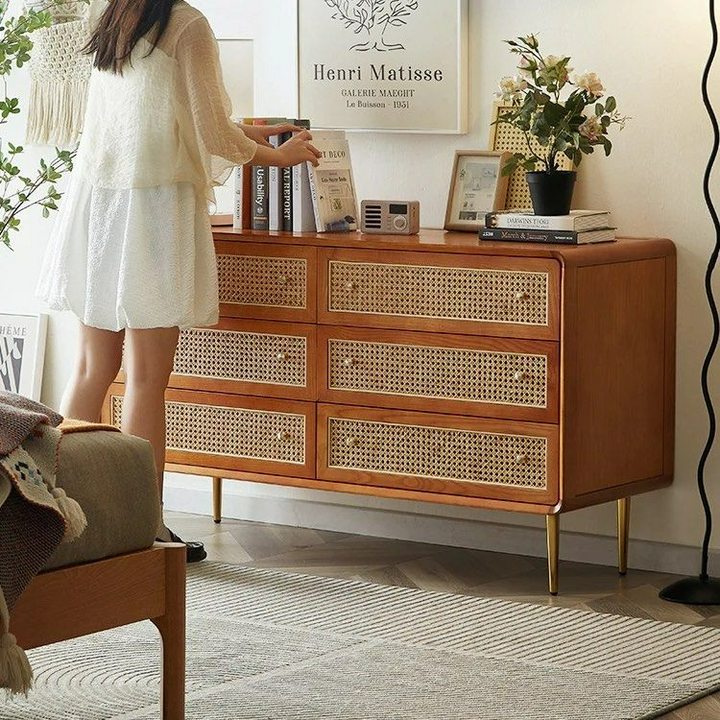 DAMOCLES Wood Drawer Chest