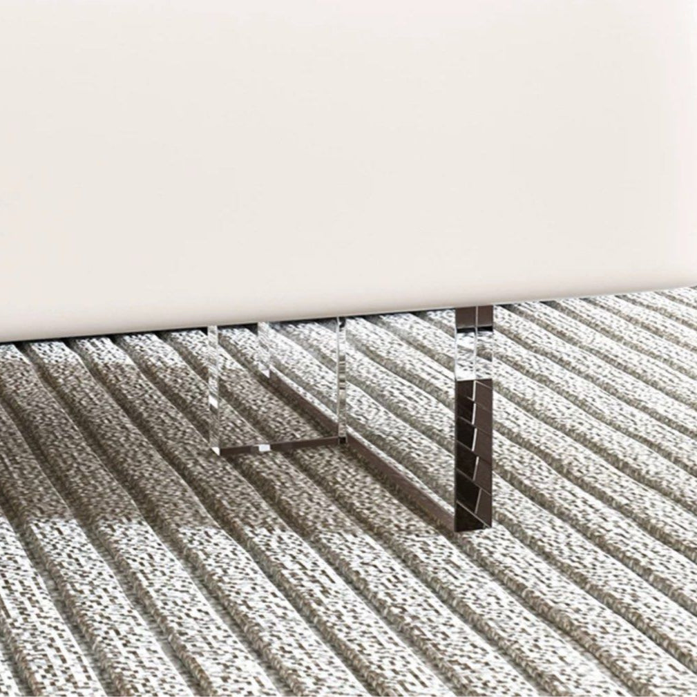 ROSAMUND Modern Leather Bench