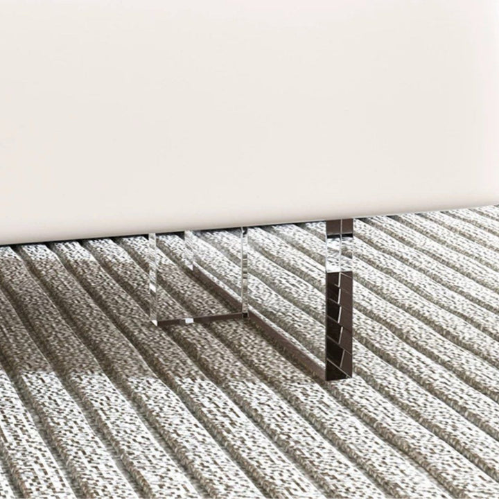 ROSAMUND Modern Leather Bench