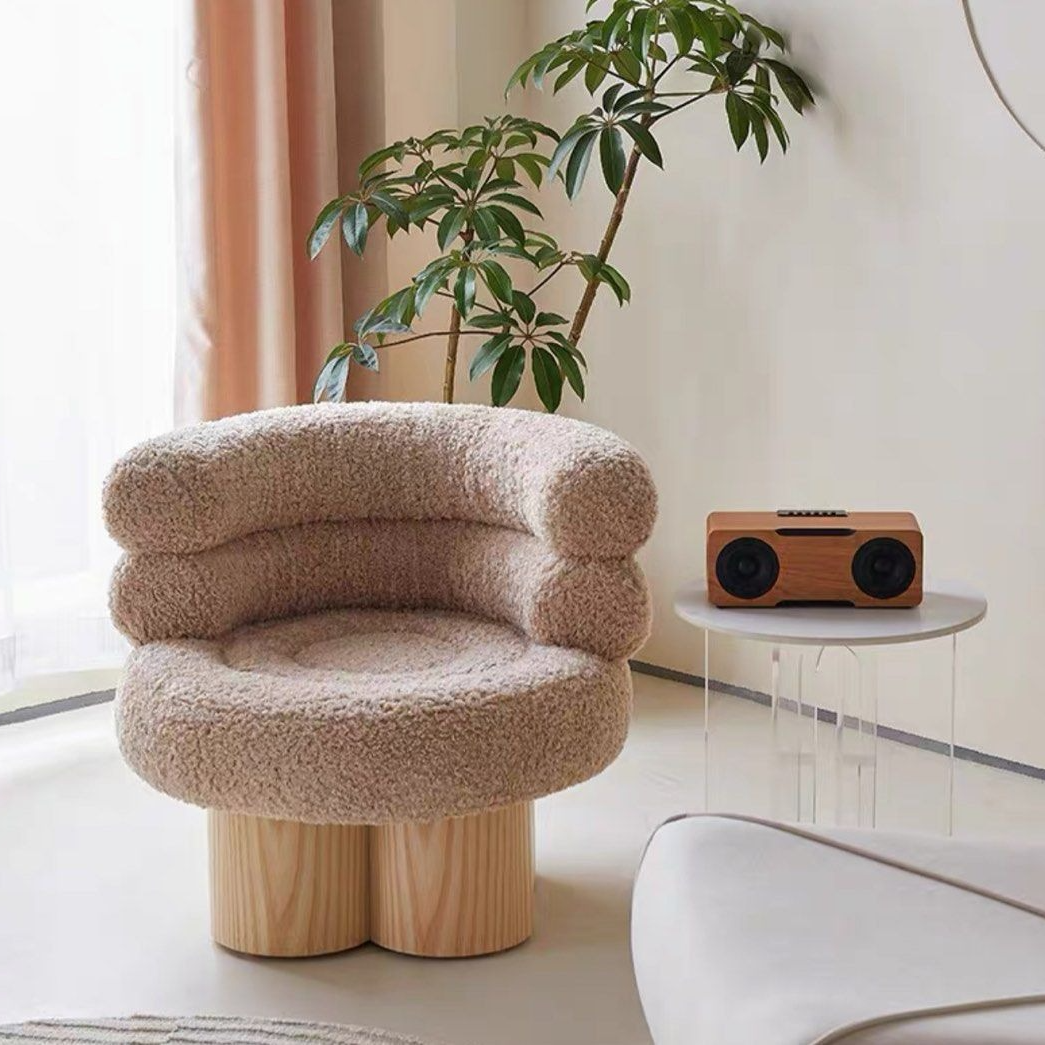 JASMINE Lambswool Lounge Chair