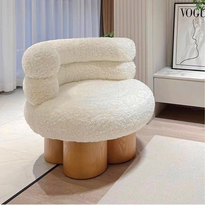 JASMINE Lambswool Lounge Chair