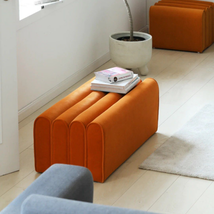 FAUSTINO Creative Upholstered Bench & Ottoman