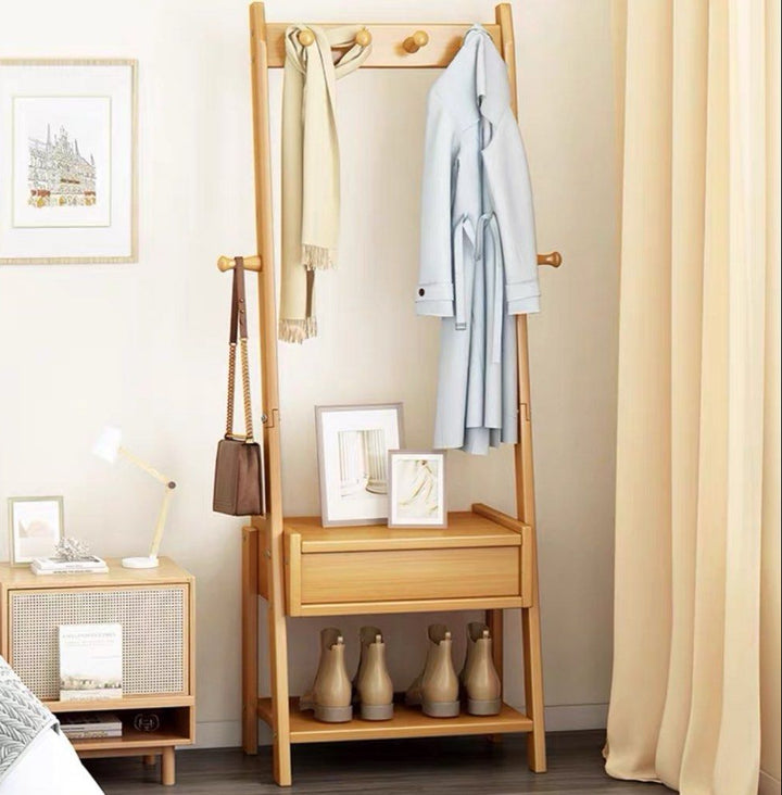 DORIVAL Minimalist Solid Wood Ladder Shelf