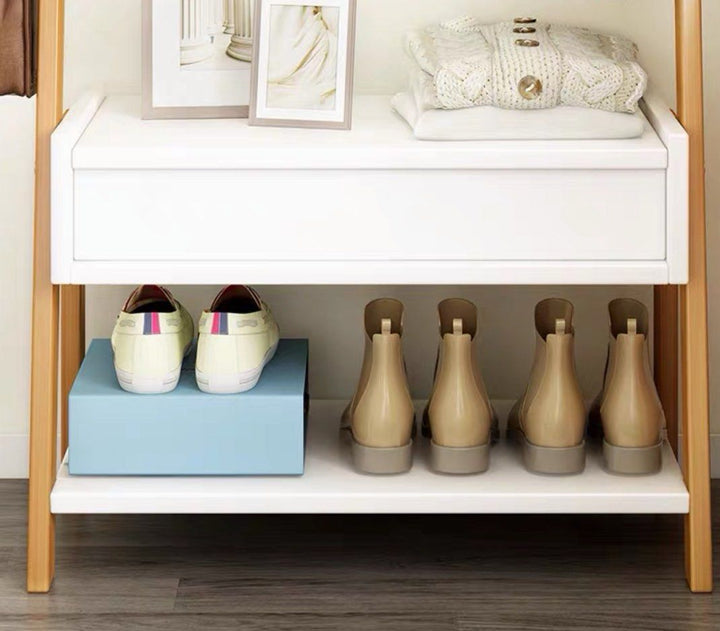 DORIVAL Minimalist Solid Wood Ladder Shelf
