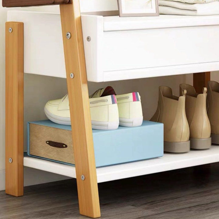 DORIVAL Minimalist Solid Wood Ladder Shelf