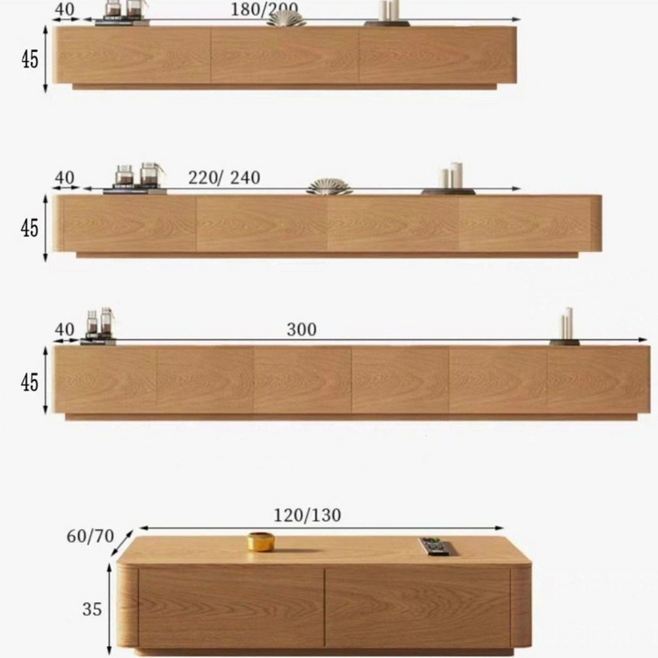 BODHI Modern Japandi TV Console