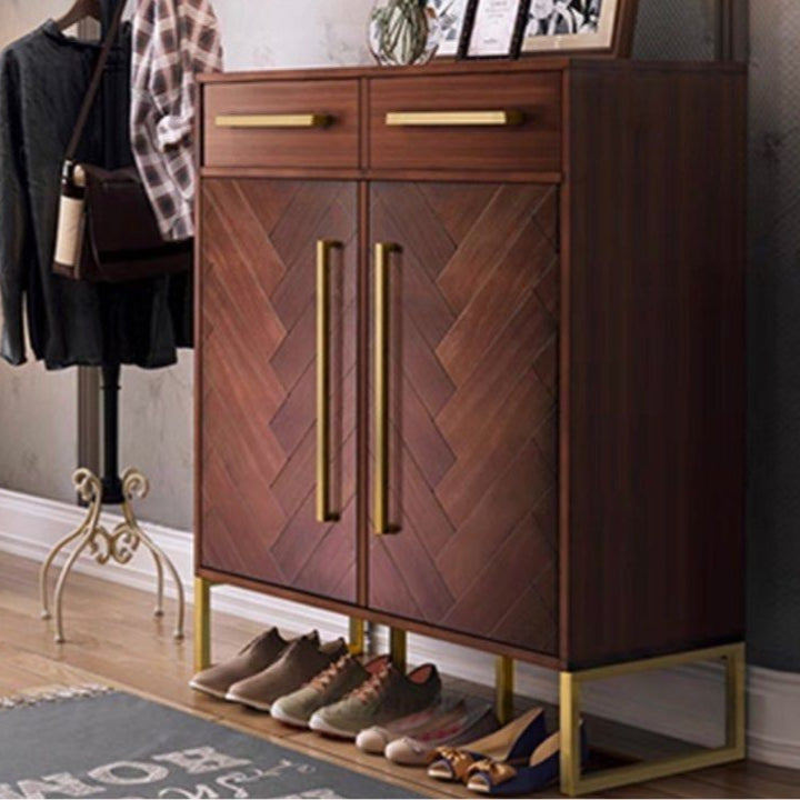 SALS Herringbone Shoe Cabinet