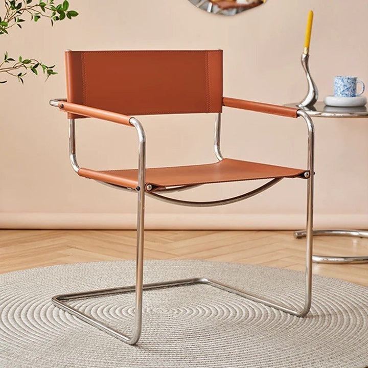 LORCAN Leather Dining Armchair (Set of 2)