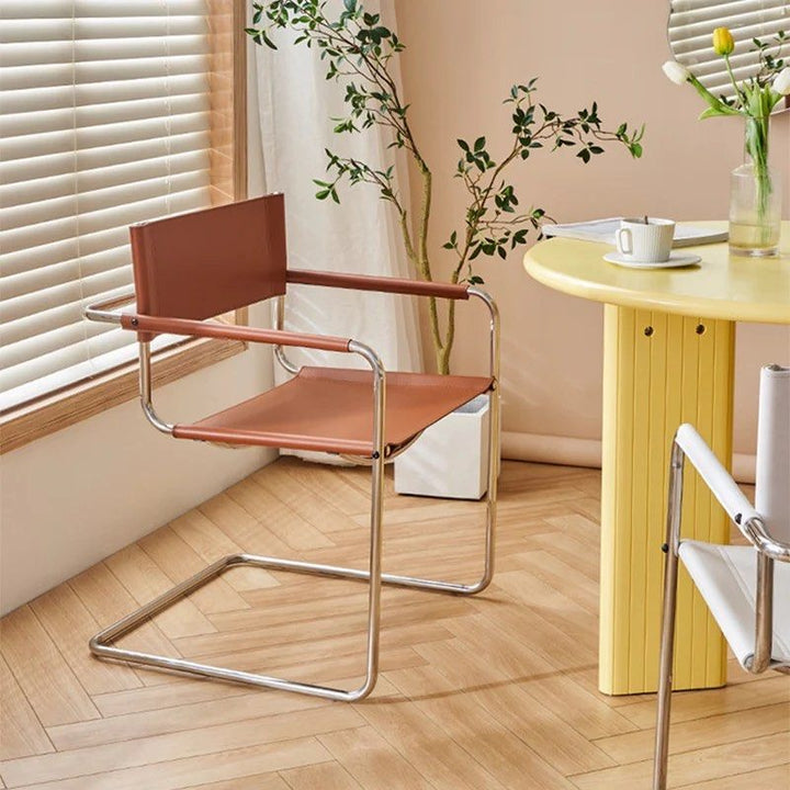 LORCAN Leather Dining Armchair (Set of 2)