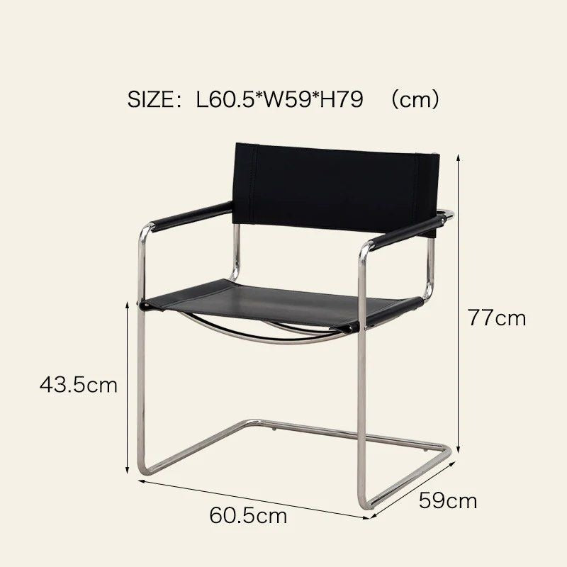 LORCAN Leather Dining Armchair (Set of 2)