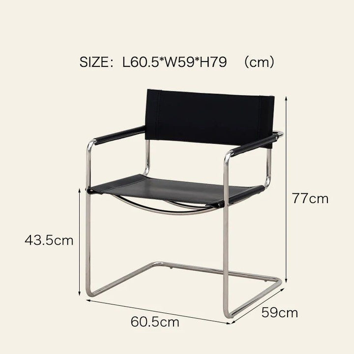 LORCAN Leather Dining Armchair (Set of 2)